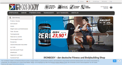 Desktop Screenshot of ironbody.de